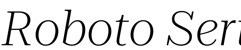 Roboto-Serif-120pt-ExtraLight-Italic font family download free