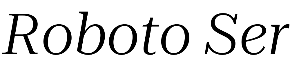 Roboto-Serif-120pt-Light-Italic font family download free