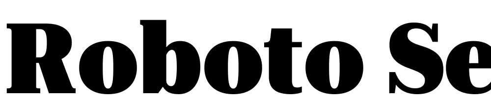Roboto-Serif-120pt-SemiCondensed-Black font family download free