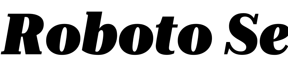 Roboto-Serif-120pt-SemiCondensed-Black-Italic font family download free