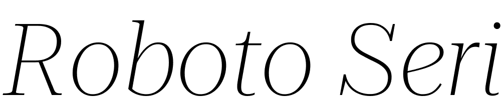 Roboto-Serif-120pt-Thin-Italic font family download free