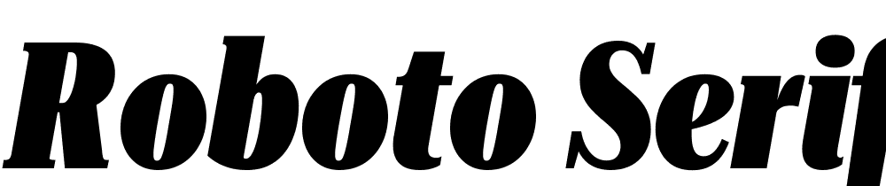 Roboto-Serif-120pt-UltraCondensed-Black-Italic font family download free