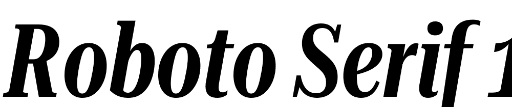 Roboto-Serif-120pt-UltraCondensed-SemiBold-Italic font family download free