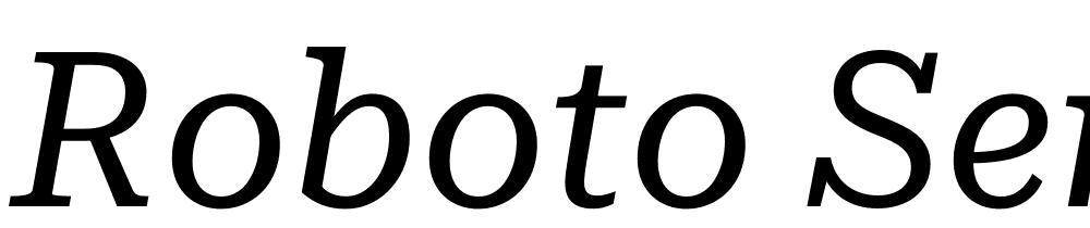 Roboto-Serif-20pt-Italic font family download free
