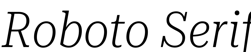 Roboto-Serif-28pt-Condensed-ExtraLight-Italic font family download free