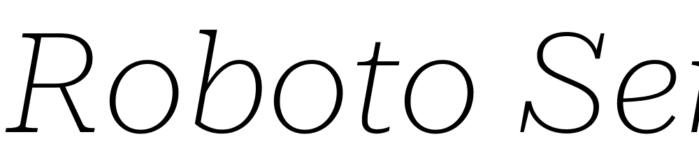 Roboto-Serif-28pt-Expanded-Thin-Italic font family download free