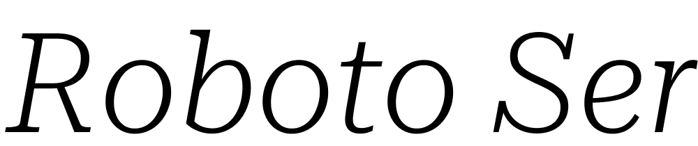 Roboto-Serif-28pt-ExtraLight-Italic font family download free