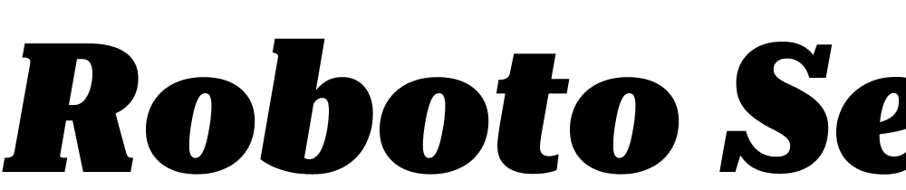 Roboto-Serif-28pt-SemiCondensed-Black-Italic font family download free