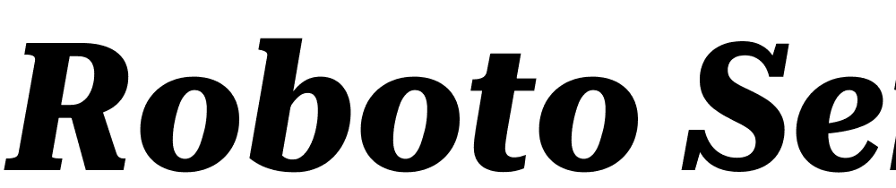 Roboto-Serif-28pt-SemiCondensed-Bold-Italic font family download free
