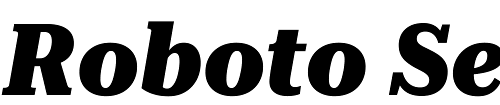 Roboto-Serif-28pt-SemiCondensed-ExtraBold-Italic font family download free