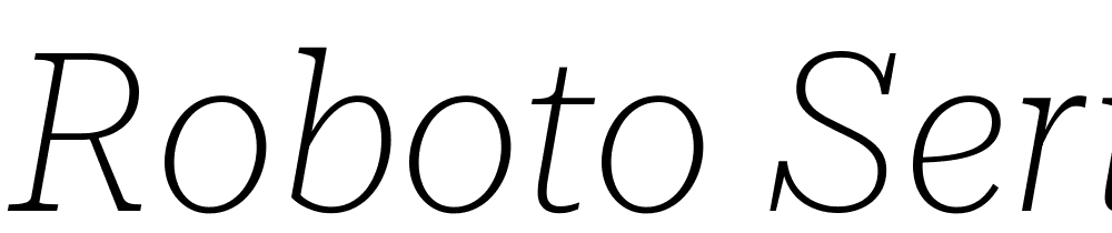 Roboto-Serif-28pt-Thin-Italic font family download free