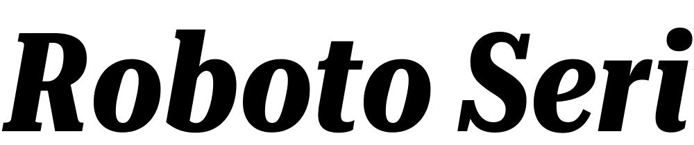 Roboto-Serif-28pt-UltraCondensed-Bold-Italic font family download free