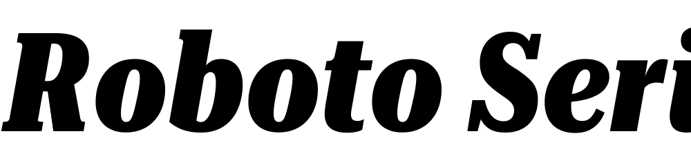 Roboto-Serif-28pt-UltraCondensed-ExtraBold-Italic font family download free