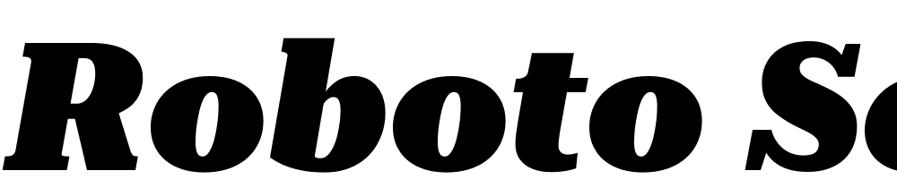 Roboto-Serif-36pt-Black-Italic font family download free