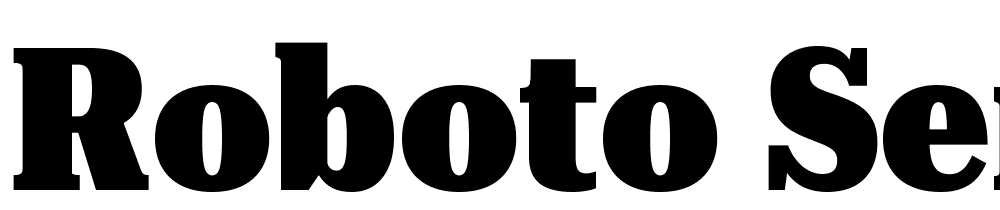 Roboto-Serif-36pt-Condensed-Black font family download free