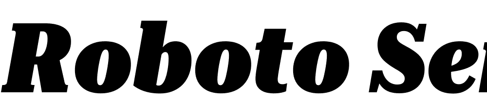 Roboto-Serif-36pt-Condensed-Black-Italic font family download free