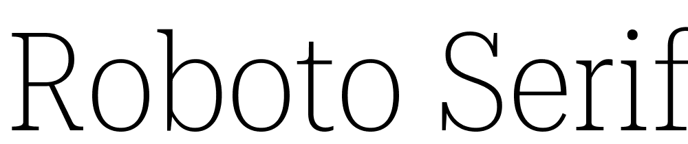 Roboto-Serif-36pt-Condensed-Thin font family download free