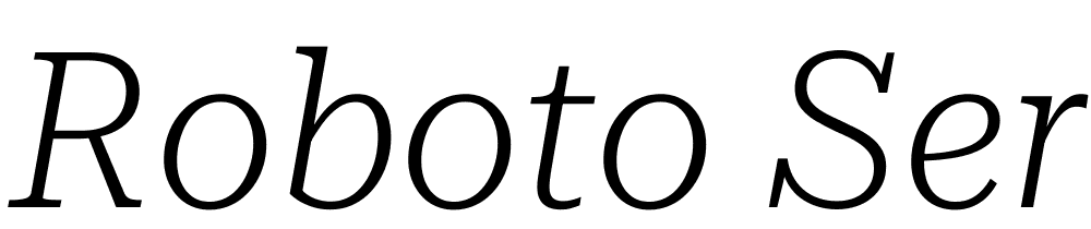 Roboto-Serif-36pt-ExtraLight-Italic font family download free