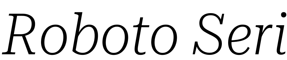 Roboto-Serif-36pt-SemiCondensed-ExtraLight-Italic font family download free