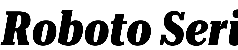 Roboto-Serif-36pt-UltraCondensed-ExtraBold-Italic font family download free