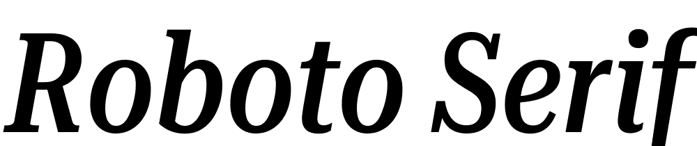 Roboto-Serif-36pt-UltraCondensed-Medium-Italic font family download free