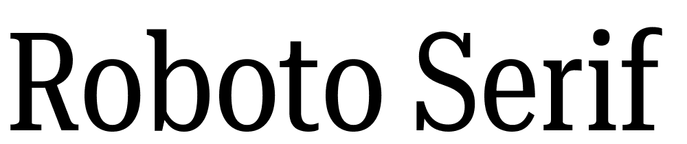 Roboto-Serif-36pt-UltraCondensed-Regular font family download free