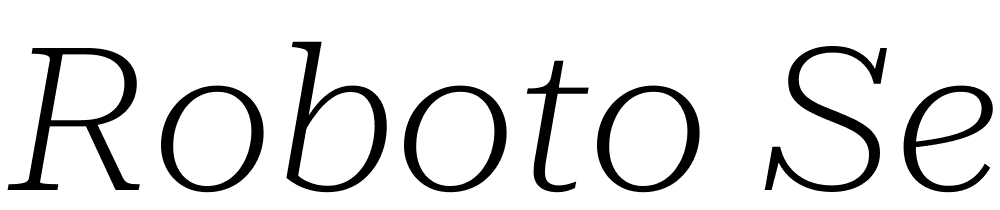 Roboto-Serif-72pt-Expanded-ExtraLight-Italic font family download free