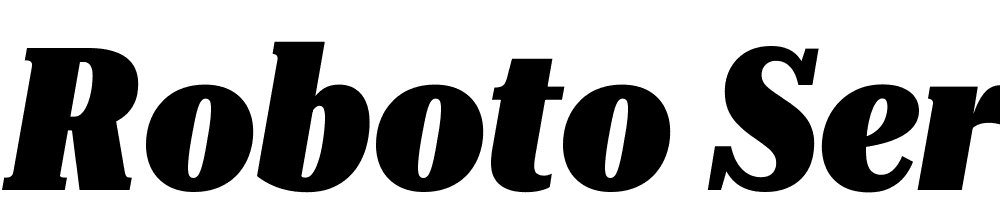 Roboto-Serif-72pt-ExtraCondensed-Black-Italic font family download free