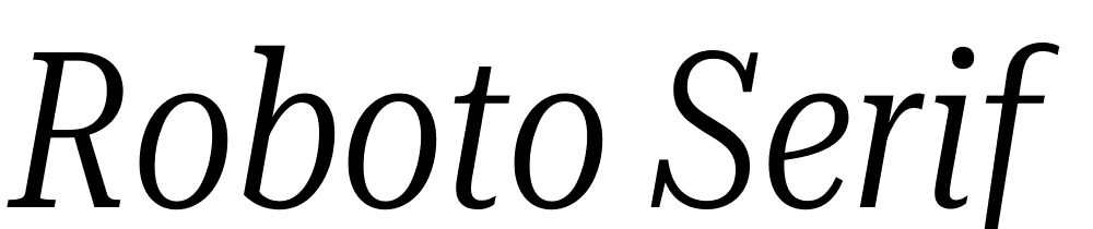Roboto-Serif-72pt-ExtraCondensed-Light-Italic font family download free