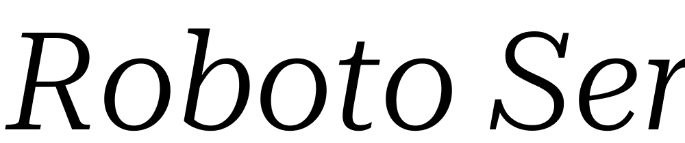 Roboto-Serif-72pt-Light-Italic font family download free