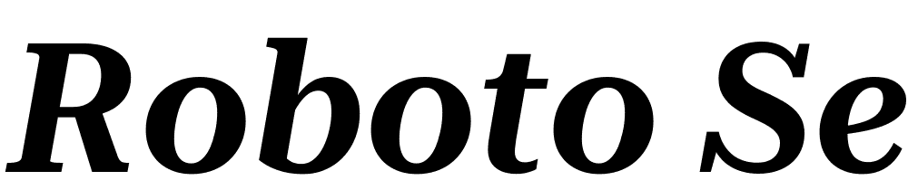 Roboto-Serif-72pt-SemiBold-Italic font family download free