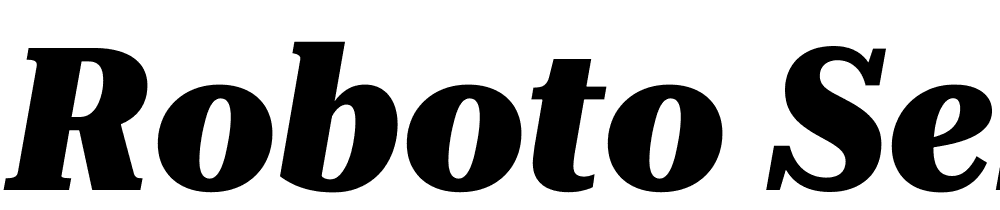 Roboto-Serif-72pt-SemiCondensed-ExtraBold-Italic font family download free