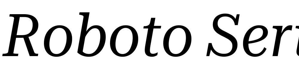 Roboto-Serif-72pt-SemiCondensed-Italic font family download free