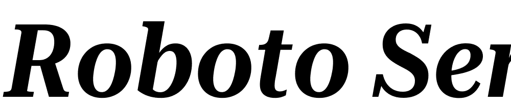 Roboto-Serif-72pt-SemiCondensed-SemiBold-Italic font family download free