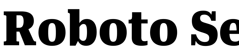 Roboto-Serif-Condensed-ExtraBold font family download free