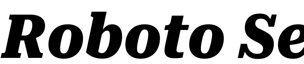 Roboto-Serif-Condensed-ExtraBold-Italic font family download free