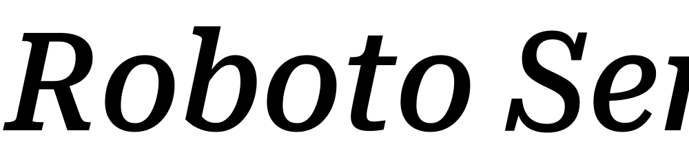 Roboto-Serif-Condensed-Medium-Italic font family download free