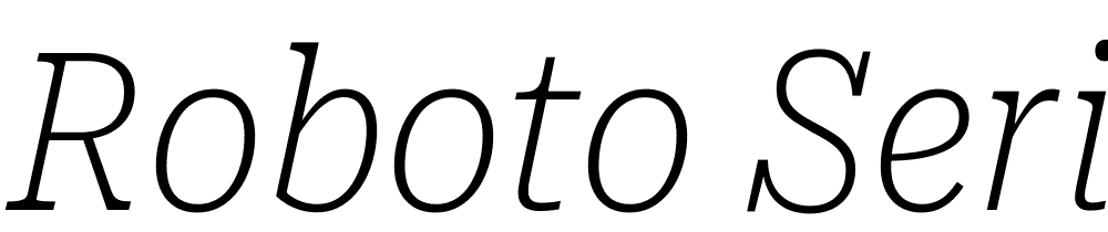 Roboto-Serif-Condensed-Thin-Italic font family download free