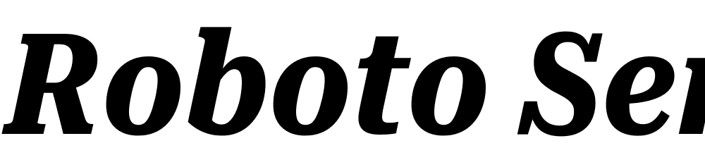 Roboto-Serif-ExtraCondensed-Bold-Italic font family download free