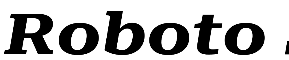 Roboto-Serif-ExtraExpanded-Bold-Italic font family download free