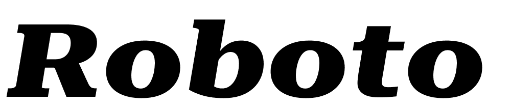 Roboto-Serif-ExtraExpanded-ExtraBold-Italic font family download free