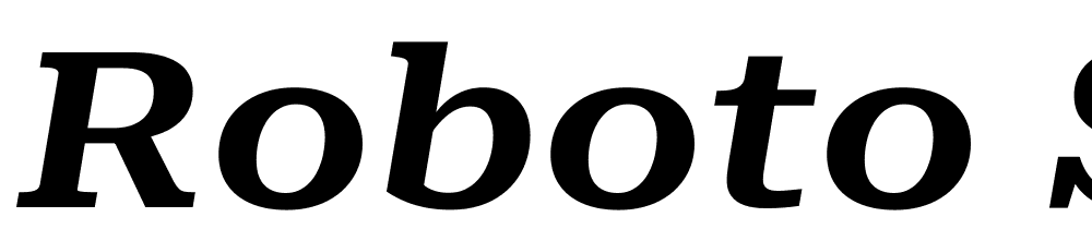 Roboto-Serif-ExtraExpanded-SemiBold-Italic font family download free