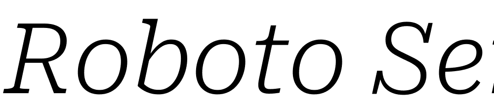 Roboto-Serif-ExtraLight-Italic font family download free
