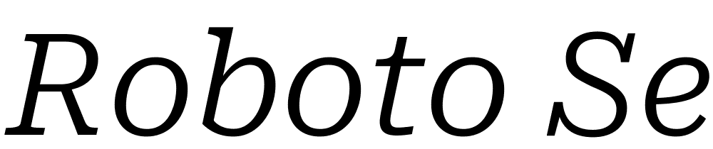 Roboto-Serif-Light-Italic font family download free
