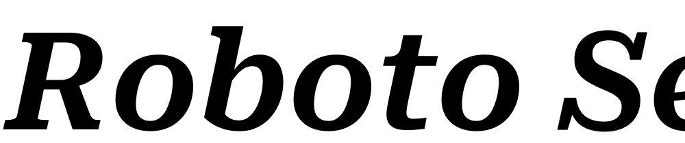 Roboto-Serif-SemiBold-Italic font family download free