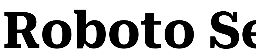Roboto-Serif-SemiCondensed-Bold font family download free