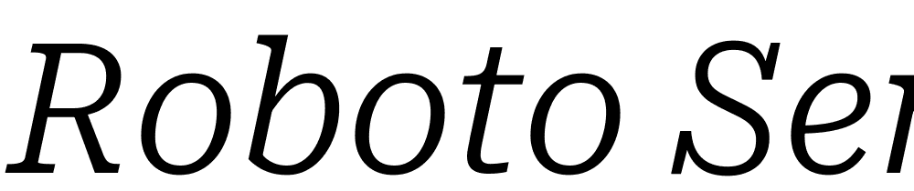 Roboto-Serif-SemiCondensed-Light-Italic font family download free