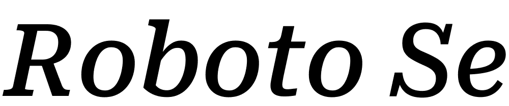 Roboto-Serif-SemiCondensed-Medium-Italic font family download free
