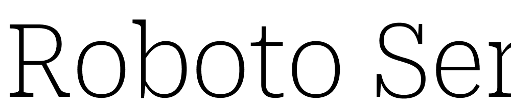 Roboto-Serif-SemiCondensed-Thin font family download free