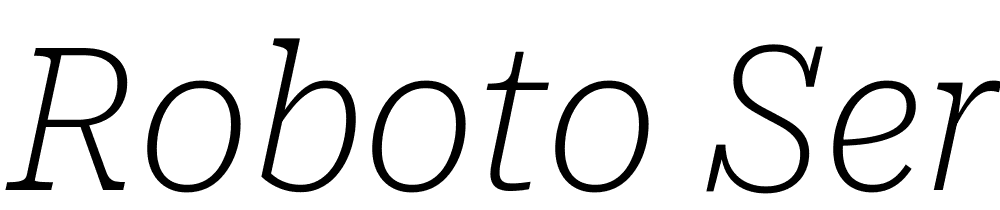 Roboto-Serif-SemiCondensed-Thin-Italic font family download free